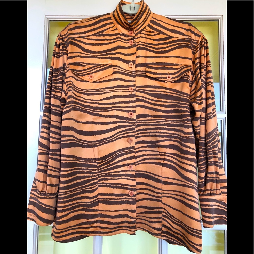 Escada by Margaretha Ley Vintage Silk Blouse